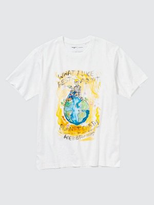 UNIQLO - футболка с рисунком PEACE FOR ALL