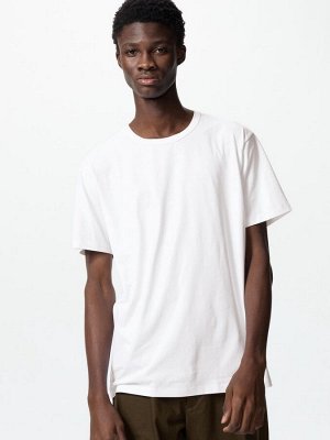 UNIQLO AIRism - хлопковая футболка унисекс с круглым вырезом