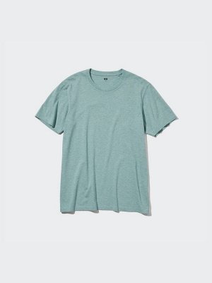 UNIQLO - мужская футболка из хлопка SUPIMA с круглым вырезом - 09 BLACK