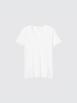 UNIQLO - мужская футболка AIRism с V-образным вырезом