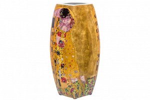 Ваза квадратная 3 л 'Поцелуй', 12,5x12,5x28 см, NEW BONE CHINA