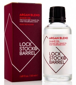 LOCK STOCK & BARREL Argan Blend Shave Oil Универсальное аргановое масло 100 мл.