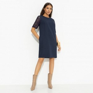 Платье с карманами, Виртуальные будни (blue lace)
