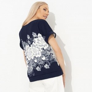 Футболка свободной посадки, Жду чудо (floral print)