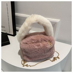 Сумка женская, меховая, через плечо
