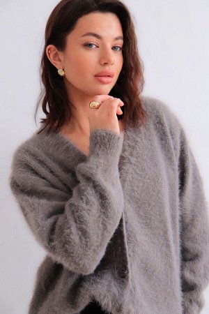 Кардиган серый