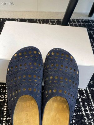 Сабо женские замшевые