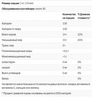 Nutiva, Органическое кокосовое масло, рафинированное, 15 жидких унций (444 мл)