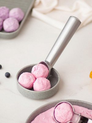 Ложка для мороженого Доляна «Магнат», 18 см, шарик 5?4 см, нержавеющая сталь