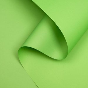 Пленка матовая для цветов и букетов, неоновые цвета, зелёная, 57 смx10 м (+ -) 1 см