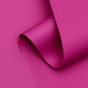 Пленка для цветов тонированная, матовая, фуксия, 0.5x10 м, 65 мкм
