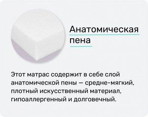 Матрас Basic Combi (Кокос). Анатомический. Разносторонний 1600х1900