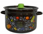 Кастрюля эмаль Healthy food 7,0л ТМ Appetite