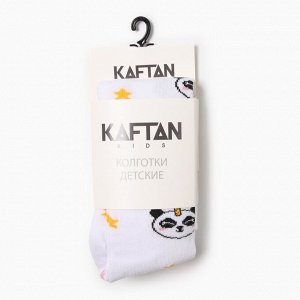 Колготки детские KAFTAN «Зверята», белые