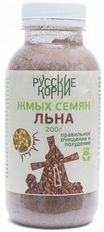 Измельченный жмых льна семян