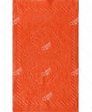 Полотенце "ручки" оранжевое