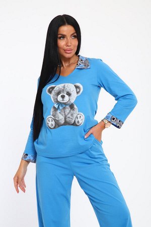 Пижама женская Teddy с брюками палаццо