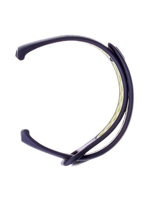 Ремешок Luazon для фитнес-браслета Mi Band 8/9, с перфорацией, чёрно-зелёный