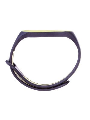 Ремешок Luazon для фитнес-браслета Mi Band 5/6/7, с перфорацией, чёрно-зелёный