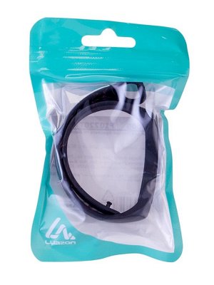 Ремешок Luazon для фитнес-браслета Mi Band 5/6/7, черный