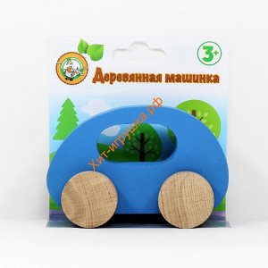 Игрушка Машинка деревянная в ассортименте 02962, 02962