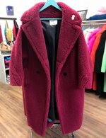 Шуба 110 см Max Mara (бордо)