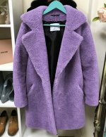 Шуба классическая 85 см (сирень)