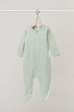 Комбинезон(Весна-Лето)+baby (морская пена, поле с ромашками)