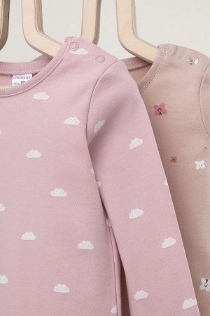 Полукомбинезон(Весна-Лето)+baby (пикник на полянке, облачка)