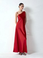 Ассиметричное платье макси, PL1608/qury
