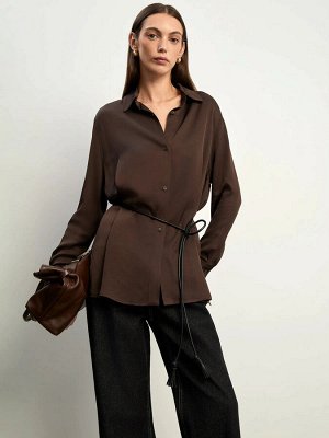 Рубашка из 100% вискозы, B3053/lungo