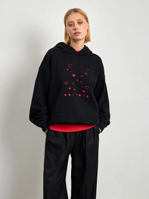 EMKA Худи с вышивкой, B3130/corazon