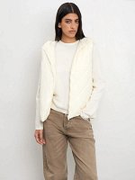 Стёганый жилет с капюшоном, GL082/perola