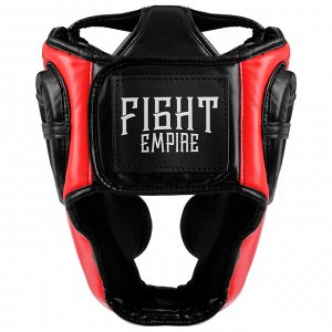 Шлем боксёрский соревновательный FIGHT EMPIRE, размер L, цвет красный