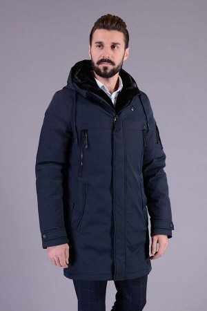Куртка мужская зимняя Р-1129 т.синий