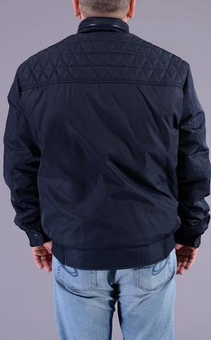 Куртка мужская деми  P-833 т.синий