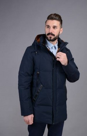 Куртка мужская зимняя Р-981 т.синий(Большие размеры)