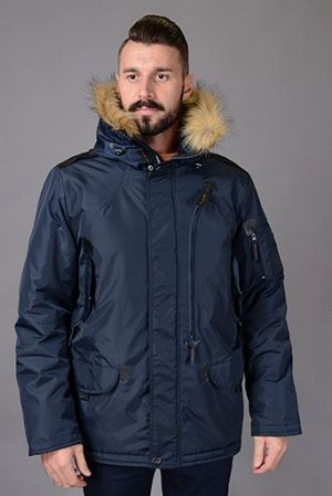 Куртка мужская зимняя Р-799 т.синий