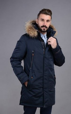 Куртка мужская зимняя Р-1011М т.синий