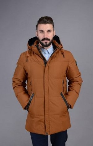Куртка мужская зимняя Р-981 горчица