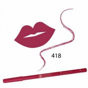 PARISA Карандаш для губ № 418 розово-персиковый