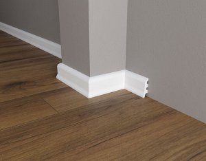 Плинтус DD18 Decor-Dizayn из дюрополимера 54*16мм 2м 1/45