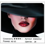 Алмазная мозаика без подрамника 40х50 см