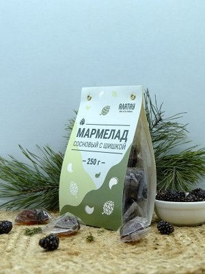 Мармелад Сосновый с Сосновой шишкой в форме Шишки ШУБЕР 250 гр