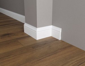 Плинтус DD48 Decor-Dizayn из дюрополимера 82*11мм 2м 1/28