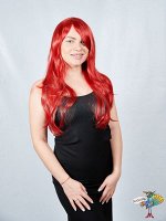 парик Анимэ 70,  Ариэль красный, 70 см