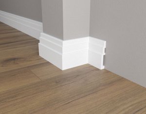 Плинтус DD705 Decor-Dizayn из дюрополимера 120*18мм 2м 1/12