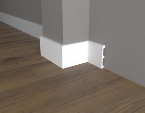 Плинтус DD709 Decor-Dizayn из дюрополимера "ГРАНИ" 100*13мм 2м 1/18