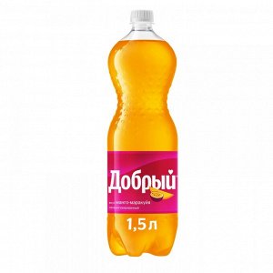 Добрый Напиток 1,5л ПЭТ (1/9) Манго Маракуйя б/акц 2