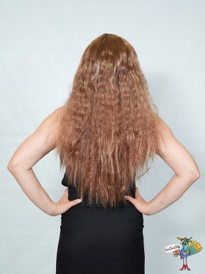 парик Агата, свето-коричневый, 70 см (174)